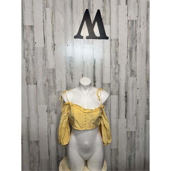 HYFVE yellow crop top - Picture 1 of 7